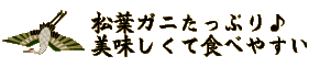 松葉ガニたっぷりおいしくて食べやすい
